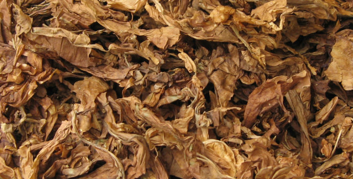 Blended tobacco leaves
